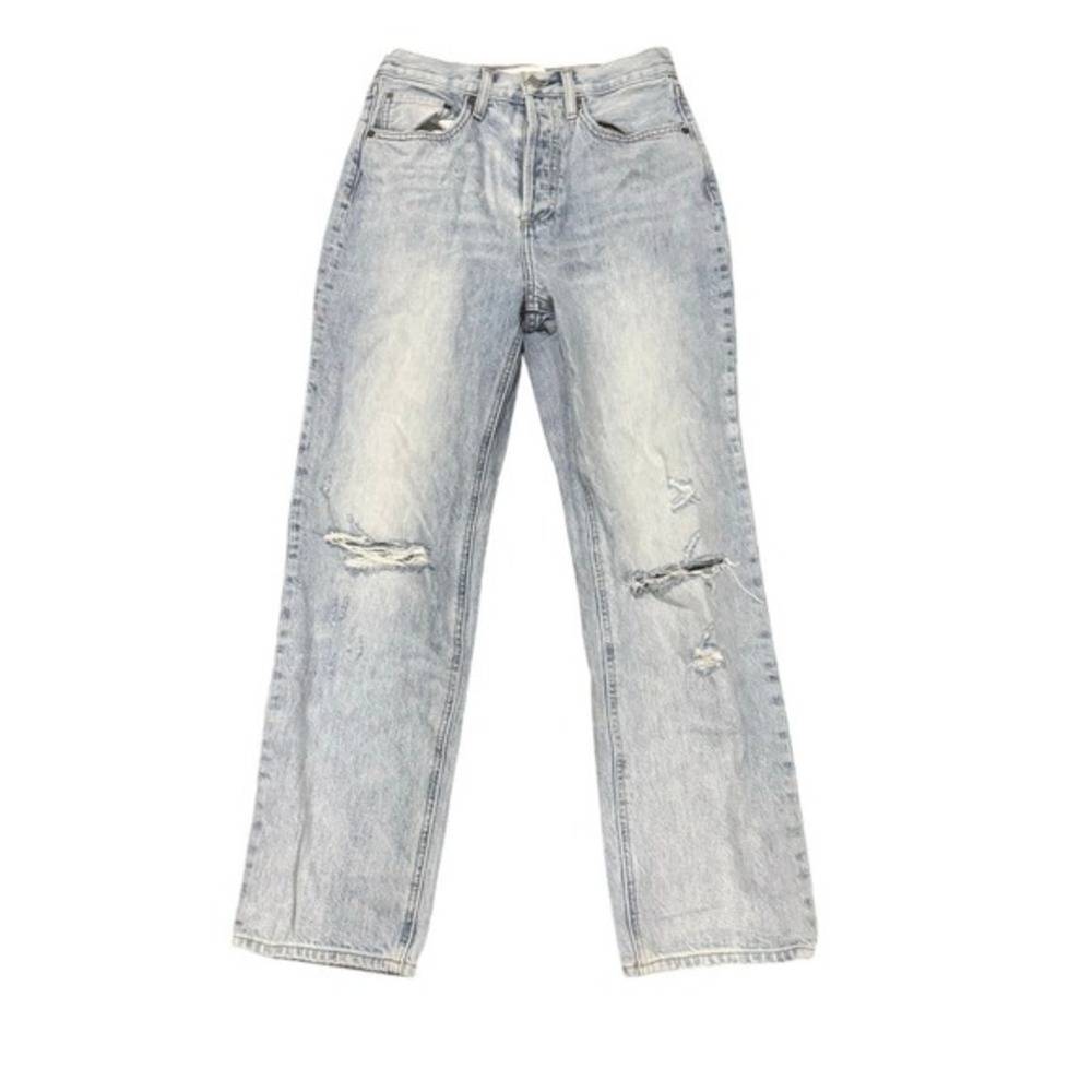 Aritzia Denim Forum Joni High‎ Rise Loose 29L Jeans Womens Size 25 Button Fly